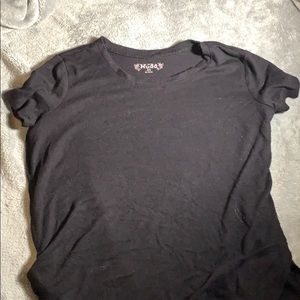 black tee shirt